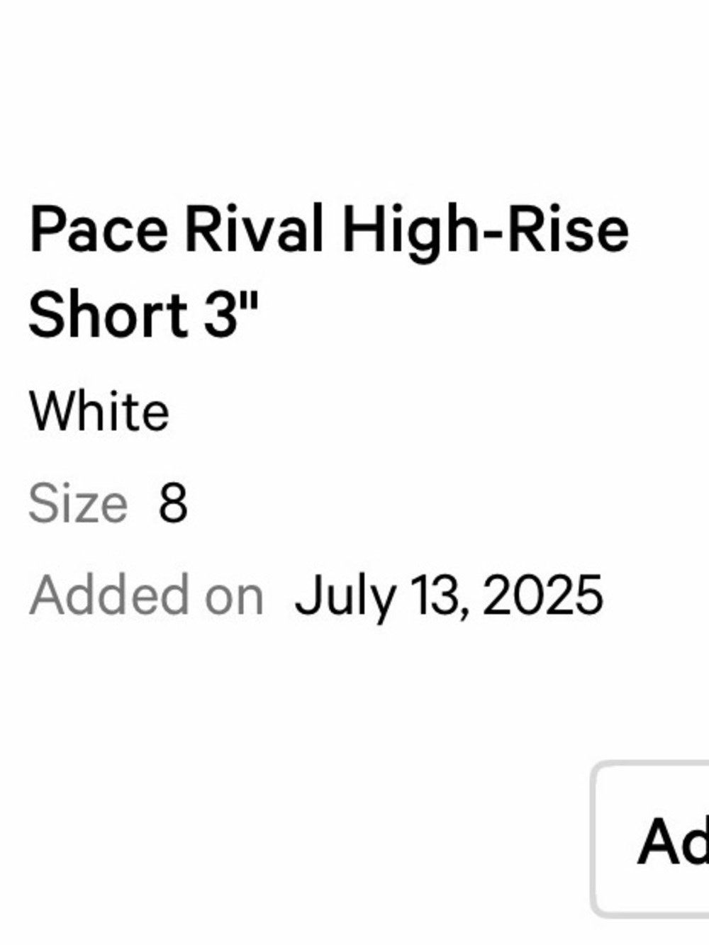 Lululemon Pace Rival High Rise Shorts - Picture 4 of 4